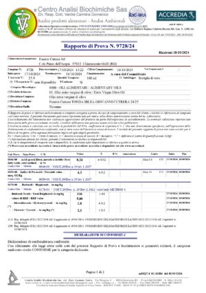 Tonda Iblea Cutrera - Ulei de masline extravirgin