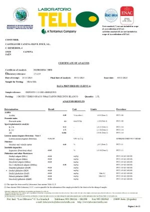 Castillo de Canena Ulei de măsline extravirgin Biodynamic Arbequina 500ml